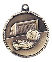 Soccer Medal Award Trophy With Free Lanyard HR745 School Team Sports - £0.79 GBP