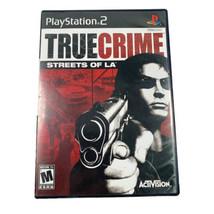 True Crime Streets of LA Sony Playstation 2 PS2 Black Label 2003 Video Game - £10.23 GBP