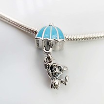 Authentic Pandora Charms Disney 925 ALE Sterling Silver Jiminy Dangle Charm Blue - £28.70 GBP
