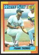 Chicago White Sox Frank Thomas RC Rookie Card 1990 Topps Baseball Card #... - $0.50