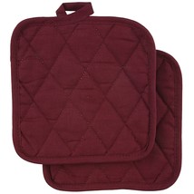 100% COTTON KITCHEN POT HOLDERS Cooking Baking Oven Pad Table Trivet Mat... - $20.99
