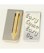 Metal Dante Money Clip &amp; Easy Come Easy Go Money Clip - $197.90 MXN