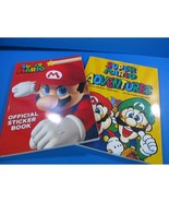 Super Mario Official Sticker Book &amp; Adventures Comic Book - $14.03