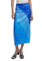 Desigual  Women Skirt - XS Light blue Chic Fashion Designer Midi Skirt - $2,167.45 MXN