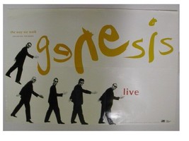 Genesis Poster Live The Way We Walk promo - £53.02 GBP