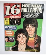 VTG 16 Magazine May 1977 Kiss, Bay City Rollers, John Travolta, Shaun Ca... - £25.55 GBP