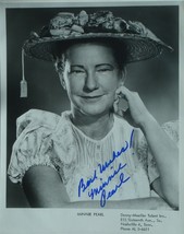 MINNIE PEARL SIGNED AUTOGRAPHED PHOTO - HEE HAW w/COA - $135.00