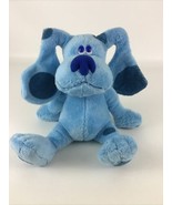 Ty Blue&#39;s Clues Blue Puppy Dog 11&quot; Plush Bean Bag Stuffed Animal Toy 2006 - £23.42 GBP