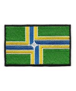 PORTLAND OREGON CITY FLAG IRON ON PATCH 3&quot; Embroidered Applique NEW Bike... - $111.80 MXN