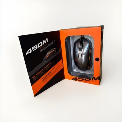 Cougar 450M Ambidextrous RGB Optical Gaming Mouse, FPS/MOBA Iron-Grey - $29.99