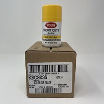 6 Pack - Krylon SCS-036 Short Cuts Aerosol Spray Paint, Gloss, Sun Yello... - $15.05