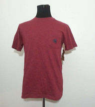 Rugby University Men T-Shirt Size M Burgundy with Front Chest Pocket NWT - £11.09 GBP