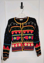 Lisa Says Gah Mutma Vintage Style Knit Sweater Size U (Large) Colorful - $70.13