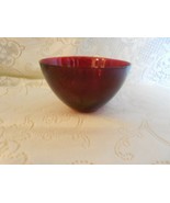 Red Ruby 5&quot; Bowl.  Holds about 2 1/2 cups. - $93.34 MXN