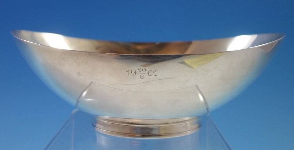 A. Axelsson .830 Silver Swedish Bowl Oval Dated 1961 (#2162) - $800.91