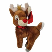 Rudolph The Red Nosed Reindeer Plush Applause With Tags Vtg - £11.83 GBP