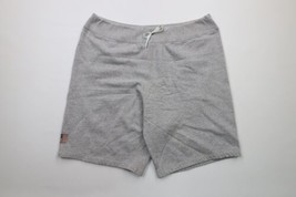 Vtg 90s Ralph Lauren Mens Medium Flag Spell Out Sweatpant Shorts Heather... - $59.35