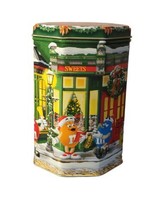 M&amp;M&#39;s Tin Confectionery Patisserie Shops Christmas Village Series Empty ... - £8.54 GBP