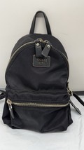 Guess Women&#39;s Small Mini Black Zipper Closure Backpack Purse - $461.44 MXN
