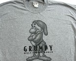 Grumpy Walt Disney World Park 2XL Unisex Long Sleeve Gray TShirt  Snow W... - $17.70