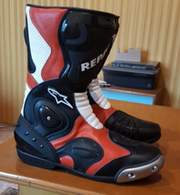 Racing Honda Repsol Motorbike leather boots Ce Approved  - $150.00
