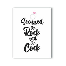 Secured the Rock and the Cock Naughty Kard - $17.94