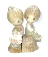 Precious Moments 1993 Boy &amp; Girl Salt &amp; Pepper Shakers Figurine - $29.40