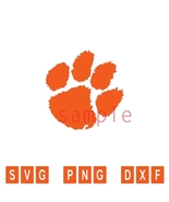  Tiger Paw SVG cut File, Clemson, Paw, Svg, Cricut, Paw cut file - $1.30