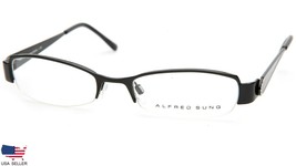 &quot;Read&quot; Alfred Sung As 4782 Blk Cen Black Eyeglasses Glasses 51-18-130mm Italy - £50.83 GBP