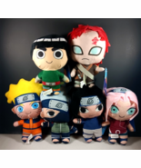 Naruto Shippuden Kakashi Set of 6 Stuffed 7&quot; Plush Doll Anime Licensed NEW - $1,208.90 MXN