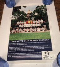 University Of Notre Dame Womens Soccer 2004 Promo Small 17 X 11 Inches P... - $18.40