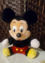 Vintage Mickey Mouse 7&quot; Plush, Walt Disney World, Disneyland - £7.67 GBP