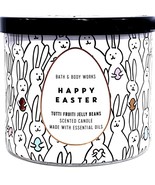 Bath &amp; Body Works Tutti Frutti Jelly Beans Happy Easter 3Wick Jar Candle... - $40.01 CAD