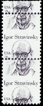 1845, Perf Shift Freak Error Pair Mint NH 2¢ Stravinsky * Stuart Katz - £15.63 GBP