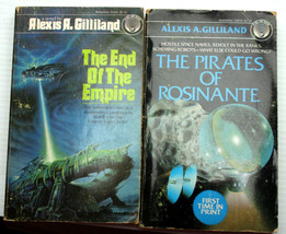 Lot 2 Alexis A Gilliland Vntg Mmpb The End Of The Empire~Pirates Of Rosinante - £7.91 GBP