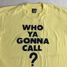 Who Ya Gonna Call Scud Busters Operation Desert Storm Yellow T-Shirt Size XL - £31.12 GBP