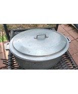 Vintage Miracle Maid Cookware Aluminum Roaster Dutch Oven With Lid Pot - $47.66 CAD
