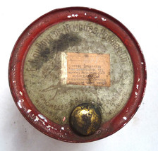 Antique Du Pont 8 oz smokeless powder tin keg 1900 gun Haverill MA store label - £145.35 GBP