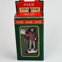 Coca-Cola Town Square Collection “Extra Extra” Newsman 64314 Vintage 1992 in Box - £7.00 GBP