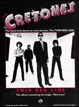 The Cretones 1980 Thin Red Line album ad Planet Records advertisement print - £3.37 GBP