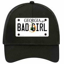 Bad Girl Georgia Novelty Black Mesh License Plate Hat - £22.79 GBP