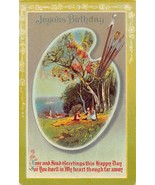 Antique Postcard  Early 1900&#39;s  Joyous Birthday - £3.47 GBP