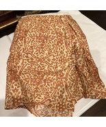 Ralph Lauren San Luca Scroll Full Sz Bed Skirt 14&quot; Drop Dust Ruffle Terr... - $39.99