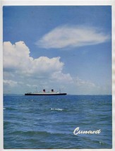 Cunard Gala Dinner Menu R M S Queen Elizabeth 1952 - £10.89 GBP