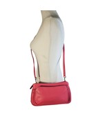 Giani Bernini Women&#39;s Pink Crossbody Bag Purse Pockets Zippers Strap Rem... - $444.04 MXN