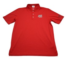 UL Ragin Cajuns Shirt Mens M Red Softball Polo Adidas Short Sleeve - £14.59 GBP