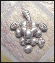 1950s Huge Sterling Silver Grape Cluster Pin or Brooch Mexico 21.3 Grams - £35.55 GBP
