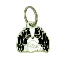 Dog ID Tag, Japanese spaniel - Chin, Personalized, Engraved, Handmade, Charm - £16.22 GBP+