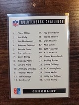 1991 Upper Deck Domino&#39;s Quarterback Challenge #50 Checklist - NFL - Fresh Pull - £1.54 GBP