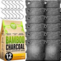 Large 12 Pack Activated Charcoal Bags - Powerful Odor Fresheners for Hom... - $82.12